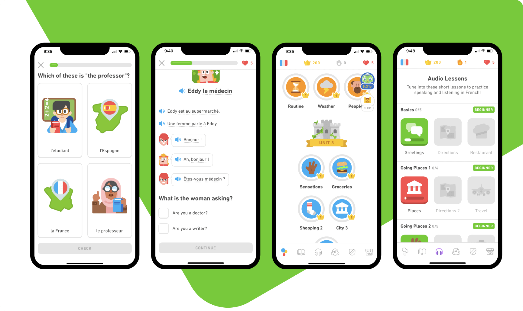 Top 12 App học tiếng Anh miễn phí - Duolingo