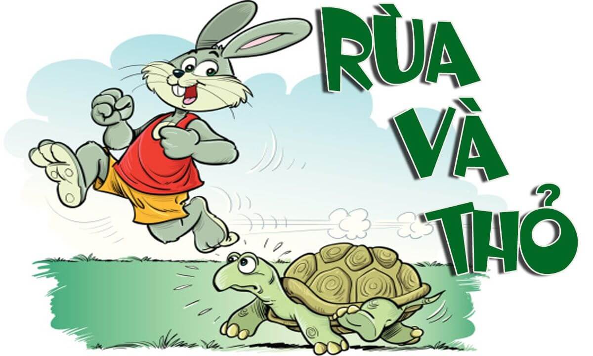 Truyện cổ tích hay bằng tiếng Anh - Rùa và thỏ